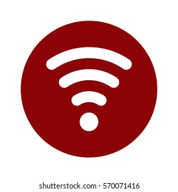WIFI Icon, flat design style