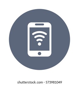 WIFI Icon, flat design style