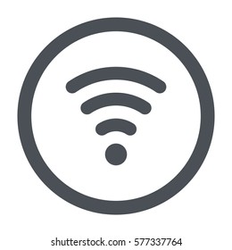 WIFI Icon, flat design style