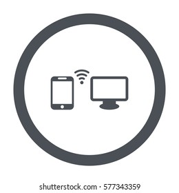WIFI Icon, flat design style