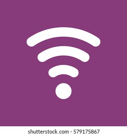 WIFI Icon, flat design style