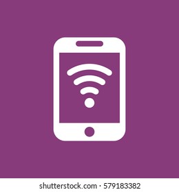 WIFI Icon, flat design style