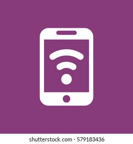 WIFI Icon, flat design style