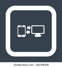 WIFI Icon, flat design style