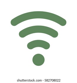 WIFI Icon, flat design style