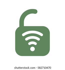 WIFI Icon, flat design style