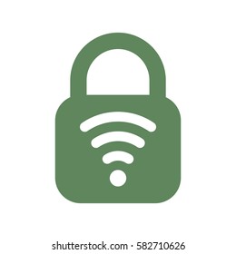 WIFI Icon, flat design style