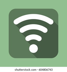 WIFI Icon, flat design style