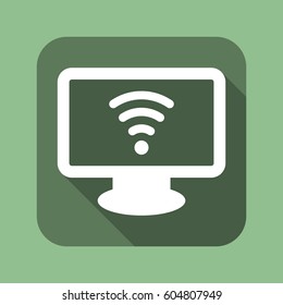 WIFI Icon, flat design style
