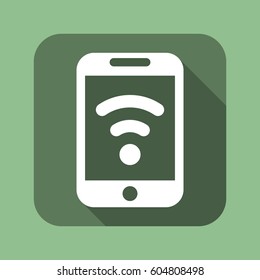 WIFI Icon, flat design style
