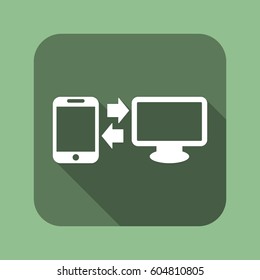 WIFI Icon, flat design style