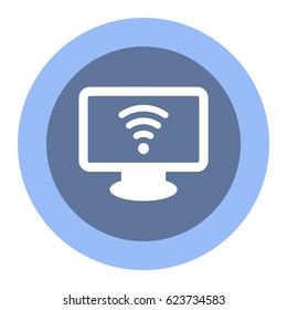 WIFI Icon, flat design style