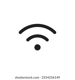 Wifi icon Flat line illustration