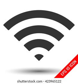 Wi-Fi icon. Wifi flat icon. Wi fi logo