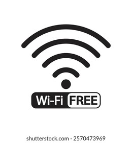 wifi icon. free wifi icon set. internet connection symbol.  wifi icon for app, ui and website. vector illustration on transparent background