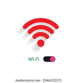 Wifi icon. Free wifi sign isolated