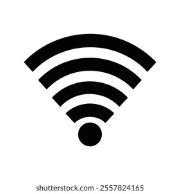 Wifi icon. Free wifi sign isolated icon. wi-fi network linear icon.