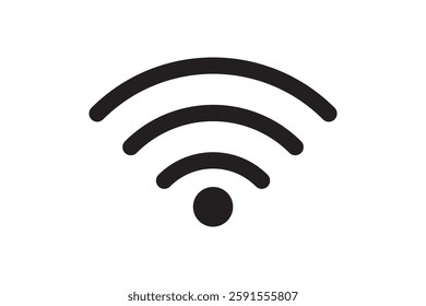 Wifi icon. Free wifi sign isolated icon. wi-fi network linear icon. signal sign and symbol. Public wifi area solid sign. Wifi icon wireless internet signal element flat symbol