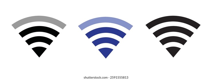 Wifi icon. Free wifi sign isolated icon. wi-fi network linear icon. signal sign and symbol. Public wifi area solid sign. Wifi icon wireless internet signal element flat symbol