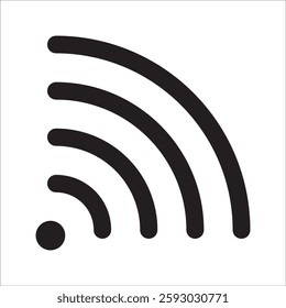 Wifi icon. Free wifi sign isolated icon. wi-fi network linear icon. signal sign and symbol. Public wifi area solid sign. Wifi icon wireless internet signal element flat symbol