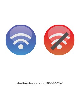 wifi icon in gray with a circle is good for making mobile applications