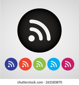 wifi icon great for any use. Vector EPS10.