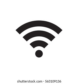 Icono wi-fi ilustración de símbolo vectorial aislado