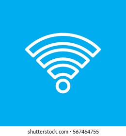 wi-fi icon illustration isolated vector sign symbol