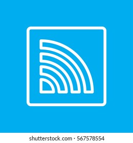 wi-fi icon illustration isolated vector sign symbol