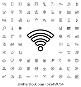 wi-fi icon illustration isolated vector sign symbol. Smart home icons vector set.