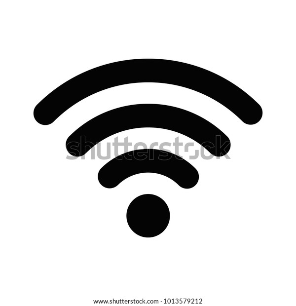 白い背景にwifiアイコンイラスト Wifiアイコン Wifiベクター画像アイコン フラットスタイル Wifiアイコン画像 のベクター画像素材 ロイヤリティフリー