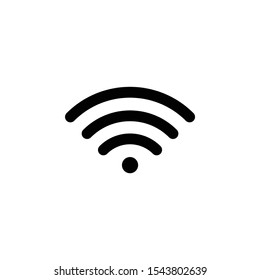 Wifi icon for interface design. Vector wlan access, wireless wifi hotspot signal sign, icon, symbol.