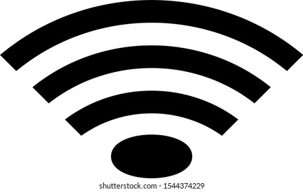 Wifi icon for interface design. Vector wlan access, wireless wifi hotspot signal sign, icon, symbol.