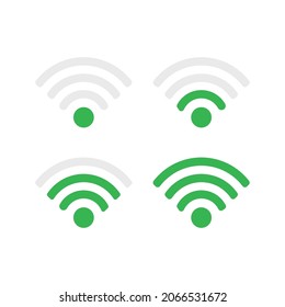 Wifi icon for interface design. Vector, wifi hotspot signal, icon, symbol. Vector illustration