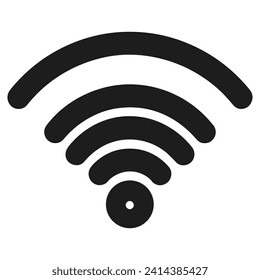 Wifi icon for interface design. Vector wlan access, wireless wifi hotspot signal sign, icon, symbol.