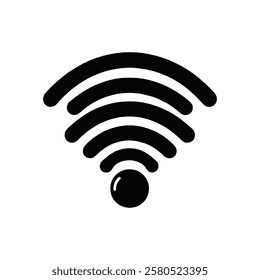 	
Wifi icon for interface design. Vector wlan access, wireless wifi hotspot signal sign, icon, symbol.