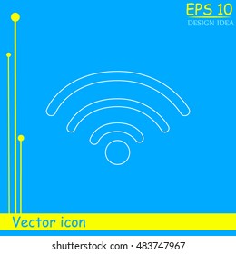 Wi-fi icon. Internet icon