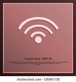 Wi-fi icon. Internet icon