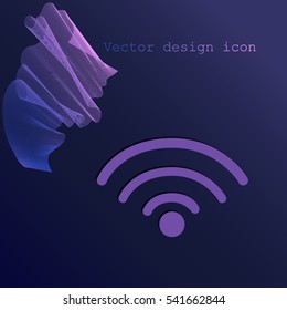 Wi-fi icon. Internet icon