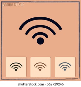 Wi-fi icon. Internet icon