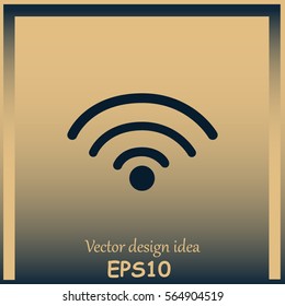 Wi-fi icon. Internet icon