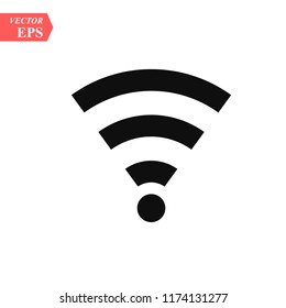 Wifi icon. Internet access. Whrite backround. Vector illustration