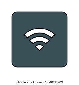 Wifi Icon for Internet and Network