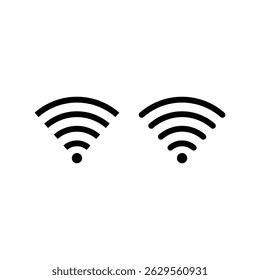wifi icon internet signal vector design template