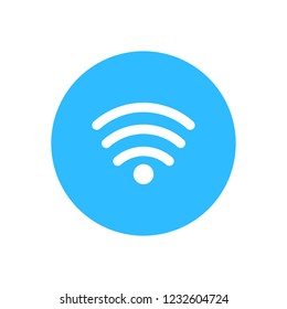 WiFi-Symbol.Internet-Vektorsymbol. 