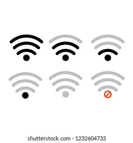 WiFi icon. Internet vector icon. 