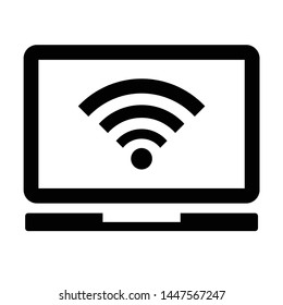 wi-fi icon.  internet icon vector