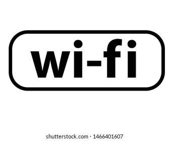 wi-fi icon.  internet icon vector