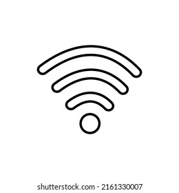 Wifi icon isolate on white background.