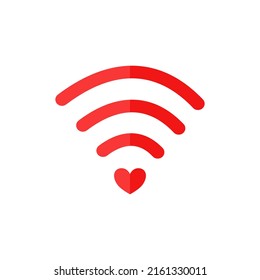 Wifi icon isolate on white background.